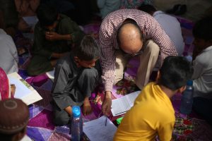 A Visit of Significance Dr. Aftab Ahmed Shaikh at NGO World's NFE Centers
