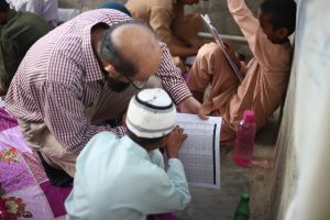 A Visit of Significance Dr. Aftab Ahmed Shaikh at NGO World's NFE Centers
