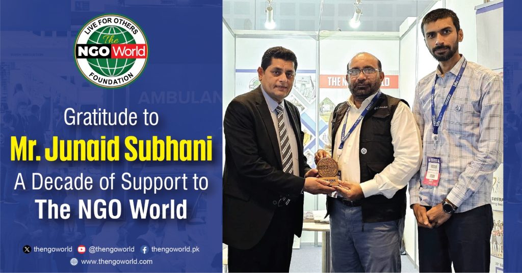 Gratitude to Mr. Junaid Subhani A Decade of Support at DIHAD 2024