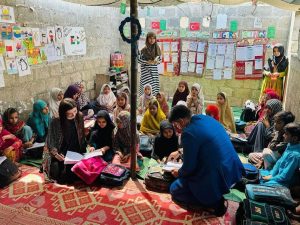 Lucky Knits Witness Empowering Education with THE NGO WORLD