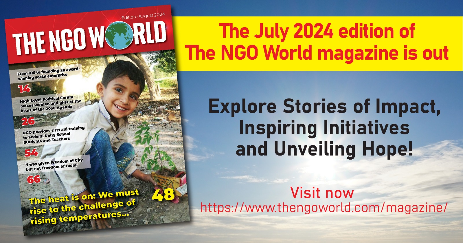 Bridging Impact The NGO World Magazine’s August 2024 Edition