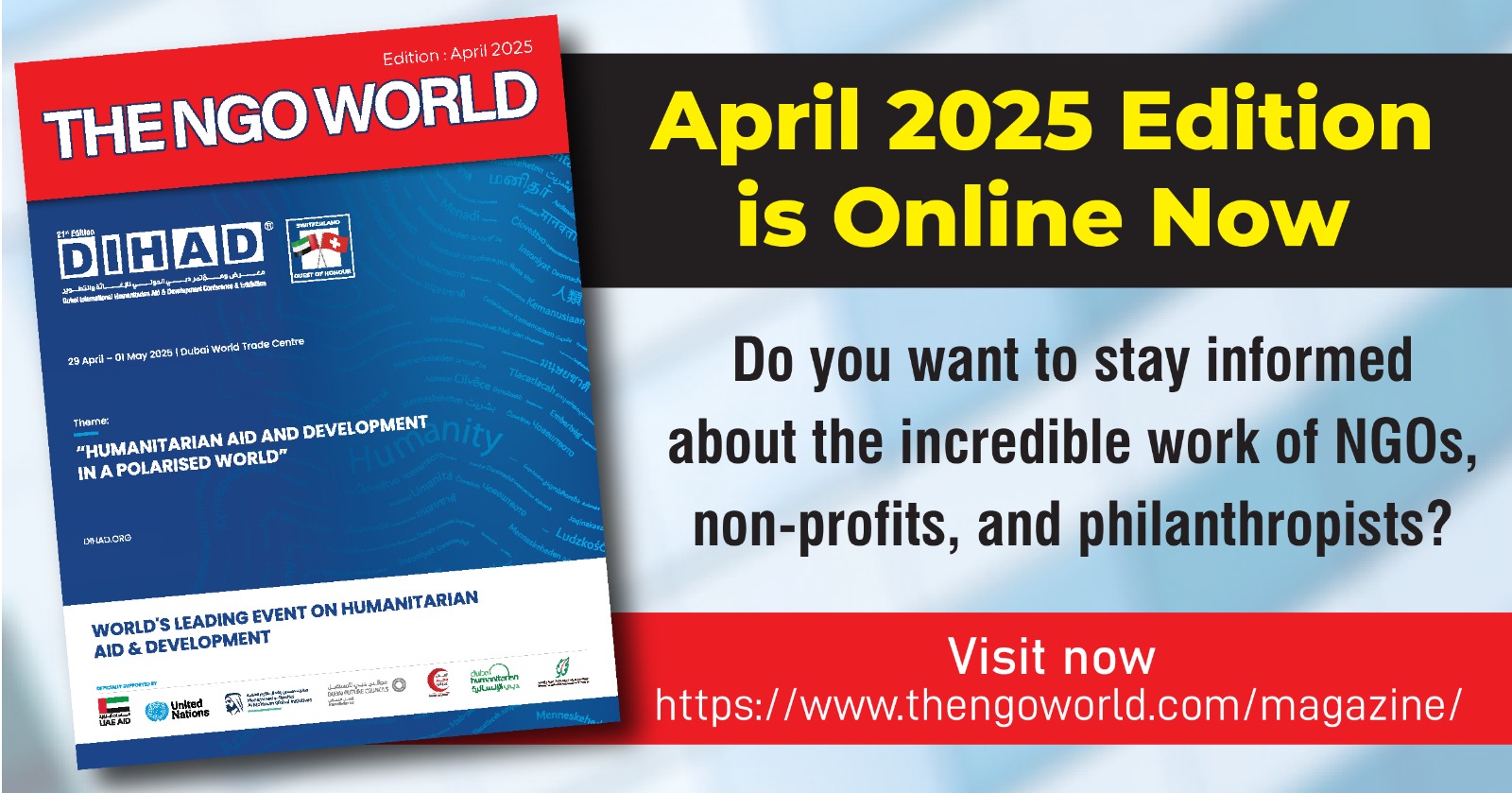 Bridging Impact: The NGO World Magazine’s April 2025 Edition