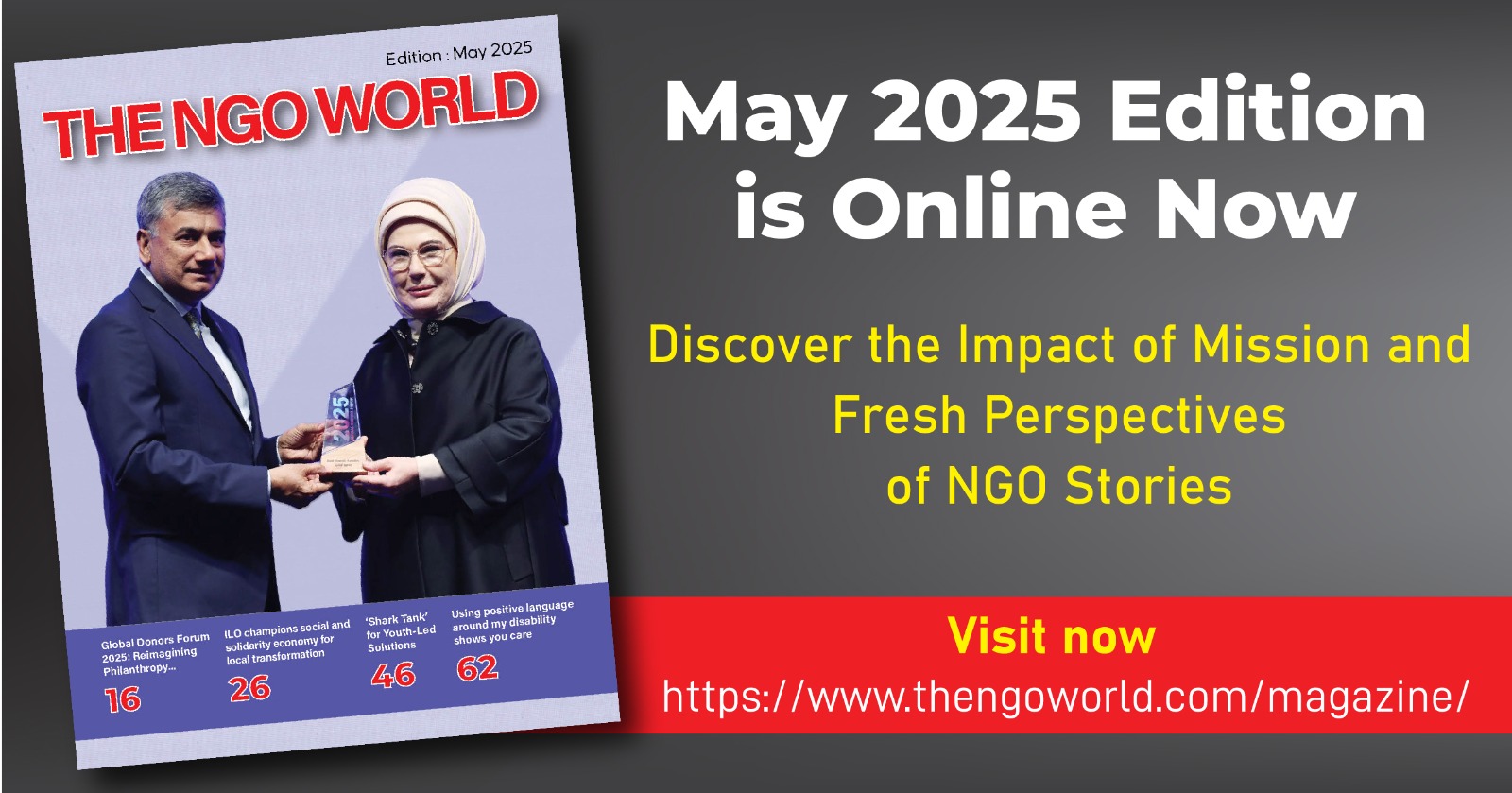 Bridging Impact: The NGO World Magazine’s May 2025 Edition