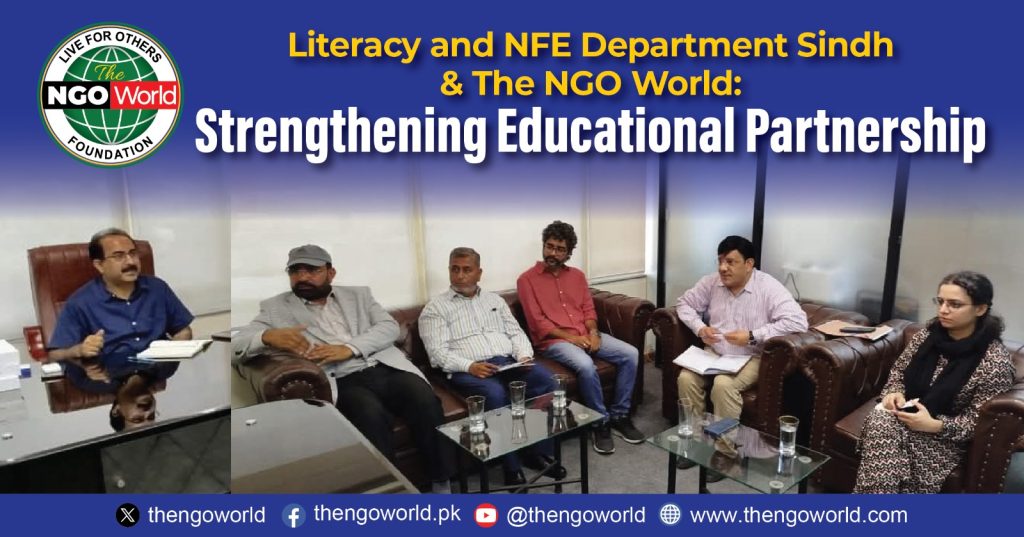 Literacy and NFE Department Sindh & The NGO World Strengthening Educational Partnerships