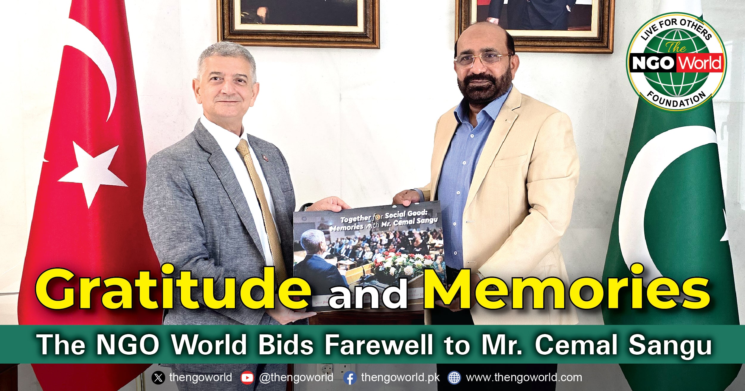 The NGO World Bids Farewell to Mr. Cemal Sangu